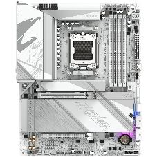 Материнская плата Gigabyte X870 AORUS ELITE X3D ICE, AM5, AMD X870, 4xDDR5, 2xSATA, 4xM.2, 1xPCIe 5.0 x16, 1xPCIe 4.0 x16, 1xHDMI, 1x5Gb LAN, Wi-Fi 7, Bluetooth 5.4, 2xUSB-C 40Gbps (USB4), 1xUSB-C 10Gbps, 2xUSB-A 10Gbps, 4xUSB-A 5Gbps, 1xUSB-A 2.0, 3x3.5 мм + S/PDIF оптический, 7.1, ATX