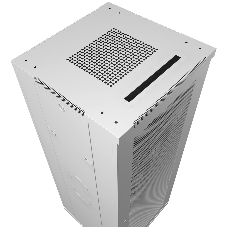 Шкаф серверный напольный Cabeus ND-05C-42U60/80 IP20, 42U, 2055х600х800 мм (ВхШхГ), дверь: перфорация, разборный, серый