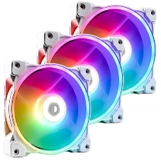 Вентилятор ID-COOLING ZF-12025-ARGB TRIO SNOW (3 in 1) 120x120x25мм (20шт./кор, PWM, Low Noise, резиновые углы, Addresable RGB, 500-1600об/мин, снежно белый) BOX Вентилятор ID-COOLING ZF-12025-ARGB TRIO SNOW (3 in 1) 120x120x25мм (20шт./кор, PWM, Low Noise, резиновые углы, Addresable RGB, 500-1600об/мин, снежно белый) BOX