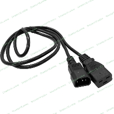 Шнур питания Lanmaster LAN-PP19/14-1.5-BK C19-С14 проводник.:3x0.75мм2 1.5м 220В 10А черный