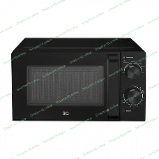 Микроволновая печь BQ MWO-20004SM/W черный, 20 л, 700 Вт, переключатели - поворотный механизм