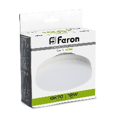 Лампа светодиодная Feron LB-471 LED 12вт GX70 белый таблетка