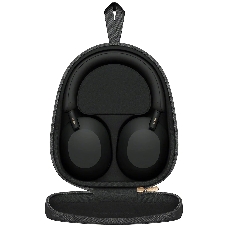 Беспроводные/проводные наушники Sony WH-1000XM5 черный, полноразмерные, Bluetooth + проводной, активное шумоподавление, до 30 ч