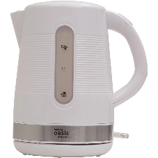 Чайник электрический Oasis making everywhere K-1PW 1.7 л, 2200 Вт, белый