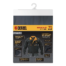 Куртка профессиональная рабочая Denzel 65% полиэстер 35% хлопок, XL