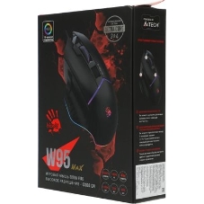 Мышь проводная A4Tech Bloody W95 Max черный, 12000 dpi, USB, кнопки - 10