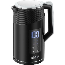 Чайник электрический Kitfort КТ-8701 1.7л. 2200Вт черный/нержавеющая сталь корпус: пластик