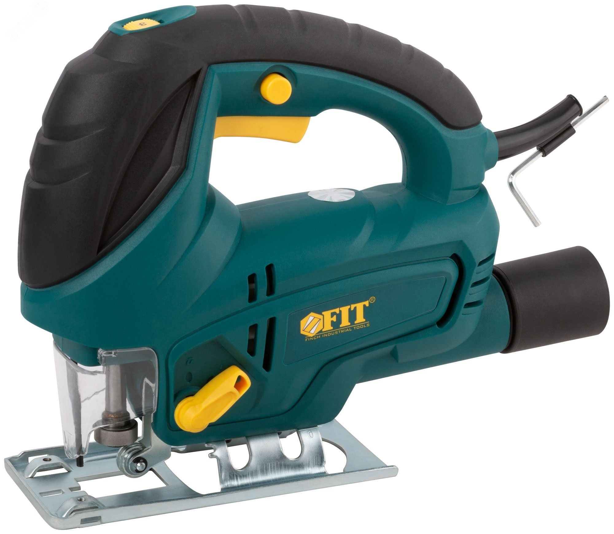 Лобзик Fit 80350, 600Вт, 0-3000 ход/мин, БзП, маятник, 65 мм, рез. накл., коробка