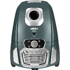Пылесос Aresa AR-2403 зеленый/черный, 380/1800 Вт, уборка сухая, пылесборник мешок 3,5 л