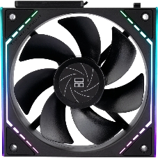 Кулер для корпуса Thermalright TL-M12QR Reverse (124x120x25mm, 4-pin PWM, ARGB, 47.6CFM, 23.2dBA, 1500RPM, черный)