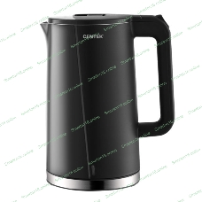 Чайник электрический Centek CT-0005 черный, 1.7 л, 2200 Вт, бесшовная колба, двойные стенки, эффект термоса