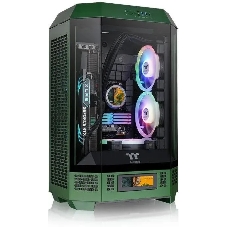 Компьютерный корпус Thermaltake The Tower 300 Racing Green зеленый без БП miniITX 8x120мм 6x140мм 2xUSB 3.0 audio bott PSU