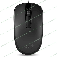 Мышь проводная Genius DX-120 черный, 1000 dpi, USB, кнопки - 3
