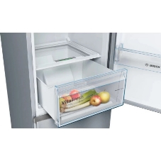 Холодильник Bosch KGN39UL30U серебристый металлик двухкамерный 279/87л морозилка снизу, No Frost