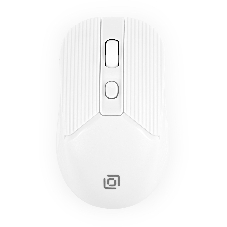 Мышь беспроводная Oklick 509MW белый, 1600 dpi, радиоканал, USB, кнопки - 4