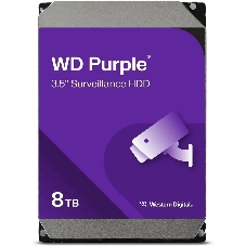 Жесткий диск Western Digital 8Tb Purple SATA III, 5640- rpm, 256Mb, 3.5