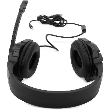 Гарнитура Oklick HS-L355G чёрный, проводная, 3.5 мм, подсветка