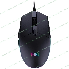 Мышь проводная Acer Nitro OMW400 черный, 6400 dpi, USB, кнопки - 6