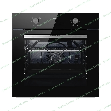 Духовой шкаф Kuppersberg HO 606 X line, High-Tech, 78 л, поворотное управление, дисплей, таймер, 6 режимов, макс. температура 310 градусов, телескопические направляющие (на 1 уровень), цвет черный, цвет фурнитуры нержавеющая сталь