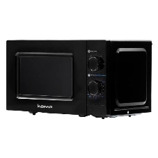 Микроволновая печь HOME HMM207BB черный, 20 л, 700 Вт, переключатели — поворотный механизм