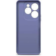Чехол (клип-кейс) BoraSCO для Infinix Hot 40i/Smart 8/8 Plus/8 Pro Silicone Case лавандовый