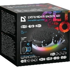 Портативная акустика Defender Enjoy 40 7Вт, Magnet/BT/IPX4/FM/TF/TWS
