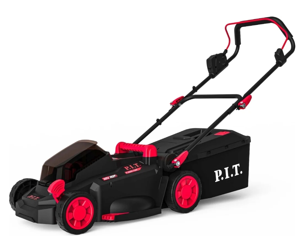 Газонокосилка аккумуляторная P.I.T. PLM20H-330B/1, 20В, 4 Ач