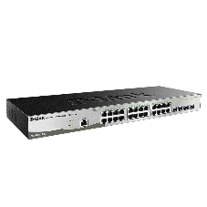 Коммутатор D-Link DGS-1210-28/ME/B2A, 24×1 Гбит/с + 4×1 Гбит/с SFP, управляемый