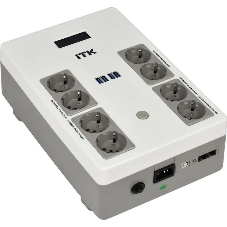 Источник бесперебойного питания ITK Electra EST8-1000VA-1-001 / 1000 ВА / 600 Вт  / 8 x CEE 7 (евророзетка)
