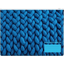 Папка на молнии ZIP Silwerhof FABRIC A4+ ПВХ 0.25мм