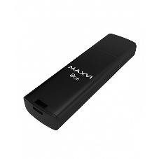 Флешка USB Maxvi MP2 black (FD8GbUSB20C10MP2), 8Gb, USB 2.0, R/W 15/5, черный