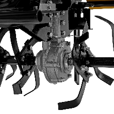 Мотоблок Denzel DPT-370X 7 л.с., диск.сцеп, шир 90 см, глуб 35 см, фрез 3х4, ВОМ, передачи 3В/1Н