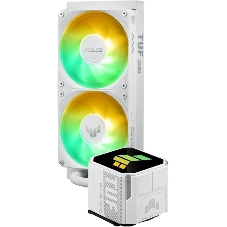 Жидкостная система охлаждения ASUS TUF GAMING LC III 240 ARGB WHT белый, алюминий/медь, 2600 об/мин, 37.4 дБ, 4 pin