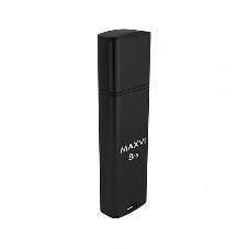 Флешка USB Maxvi MP2 black (FD8GbUSB20C10MP2), 8Gb, USB 2.0, R/W 15/5, черный