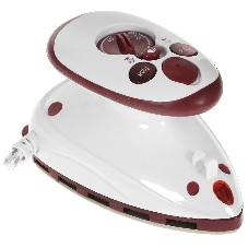 Утюг Pioneer SI1001 белый/брусничный, 420 Вт, 20 г/мин, 40 мл