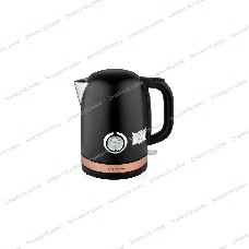 Чайник электрический BRAYER BR1005BK 2200 Вт.1.7 л, STRIX, сталь окраш, термометр, черный