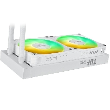Жидкостная система охлаждения ASUS TUF GAMING LC III 240 ARGB WHT белый, алюминий/медь, 2600 об/мин, 37.4 дБ, 4 pin