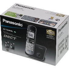 Телефон беспроводной (DECT) Panasonic KX-TG6811RUM (серебристый) Беспроводной DECT,40 мелодий,телефонный справочник 120 зап.