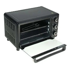 Мини-печь Sakura SA-7000BP 27л, духовка 1500Вт, механ.управление, чёрный