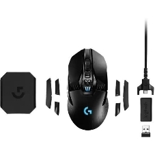 Мышь беспроводная Logitech G903 LIGHTSPEED черный, 25600 dpi, радиоканал, USB, кнопки - 11
