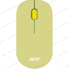 Мышь беспроводная Acer OMR205 зеленый/желтый, 1200 dpi, радиоканал, USB, кнопки - 3