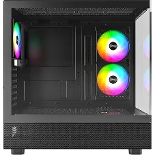 Компьютерный корпус Montech XR черный без БП ATX 3x120мм 2xUSB3.0 1xUSB3.1 audio bott PSU