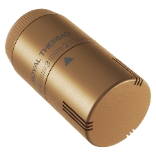 Термоголовка жидкостная Royal Thermo Design М30х1,5 (золото матовое)