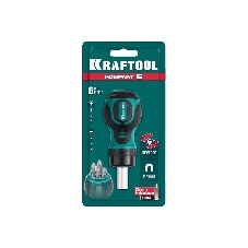 Набор KRAFTOOL 26190-H7 отвертка реверсивная с битами SL3/5/6мм PH1/2/3 7шт