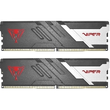 Оперативная память Patriot Memory Viper Venom, DDR5, 48Gb (2x24GB), 6000 MHz, CL30, DIMM, с радиатором, черный