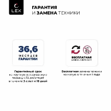 Стиральная машина LEX LWM10012WID белый, загрузка фронтальная 10 кг, 1200 об/мин., класс: А++