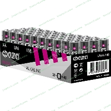 Элемент питания JazzWay LR 6 (AA) алкалиновая уп. 40 шт. ФАZА Alkaline Pack-40