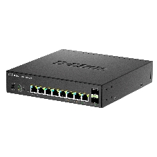 Коммутатор D-Link DMS-1250-10SPL/A1A/6KV, 8×2,5 Гбит/с PoE (2×60 Вт PoE++) + 2×10 Гбит/с SFP+, управляемый