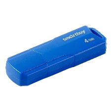 Флешка USB Smartbuy CLUE Blue (SB4GbCLU-BU), 4Gb, USB 2.0, R/W 15/8, синий