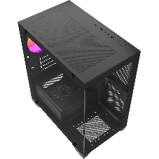 Компьютерный корпус Accord ACC-350-02B черный без БП mATX 1x120мм 1xUSB 2.0 1xUSB 3.0 1xUSB3.1 audio